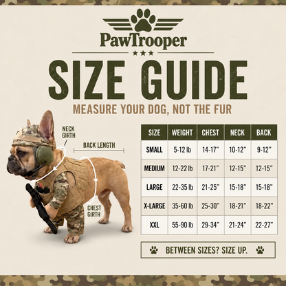 PawTrooper™- Doggy Soldier Outfit